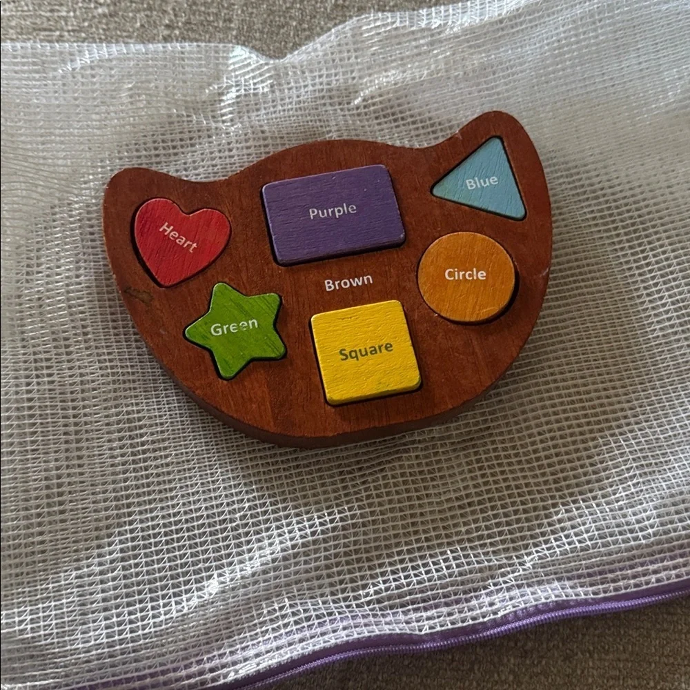 Begin Again Balance Boat Shapes Colors Wooden